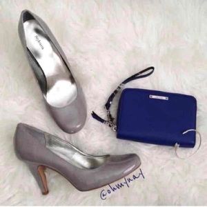 Macy’s Style & Co Classic Grey Patent Pumps